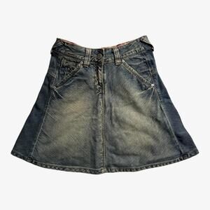 Tommy hilfiger mini denim skirt girls size 10